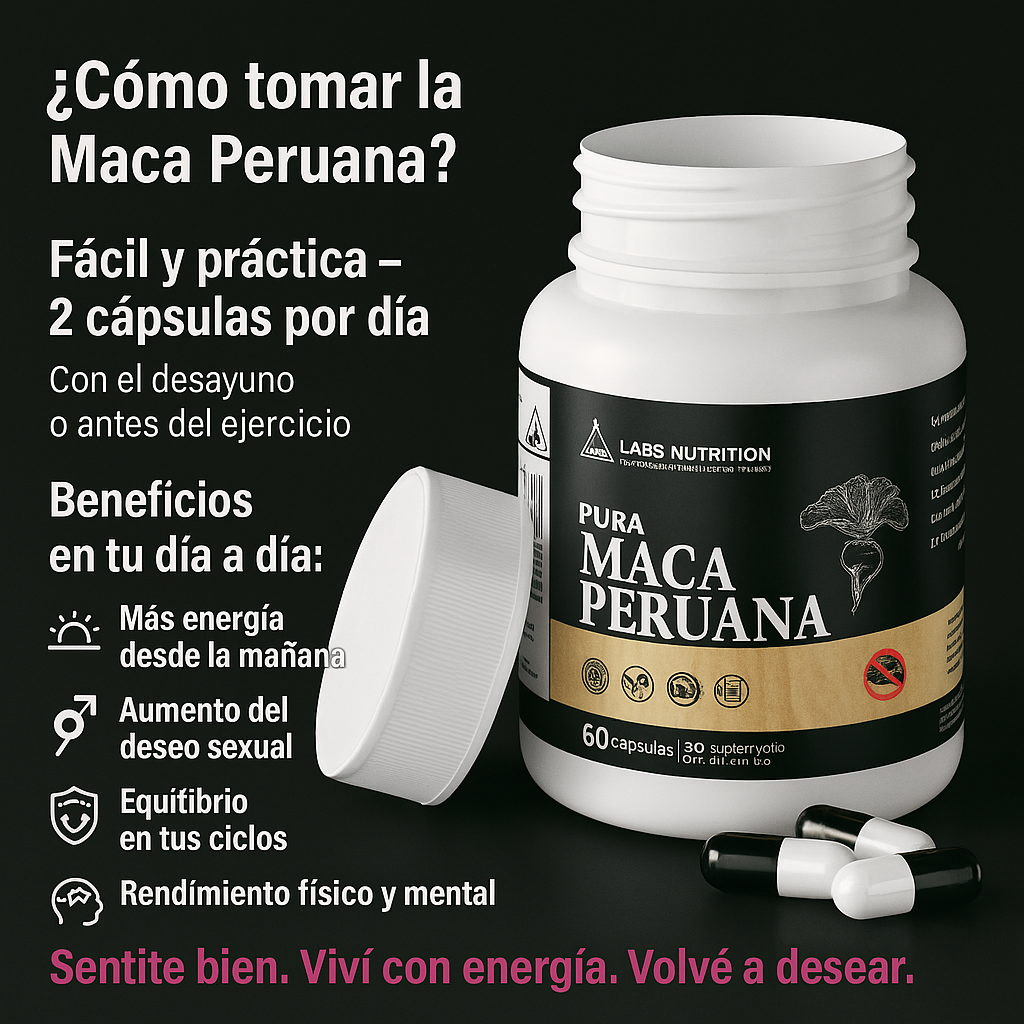 Maca Peruana - Pureza, Energía y Equilibrio🌿✨