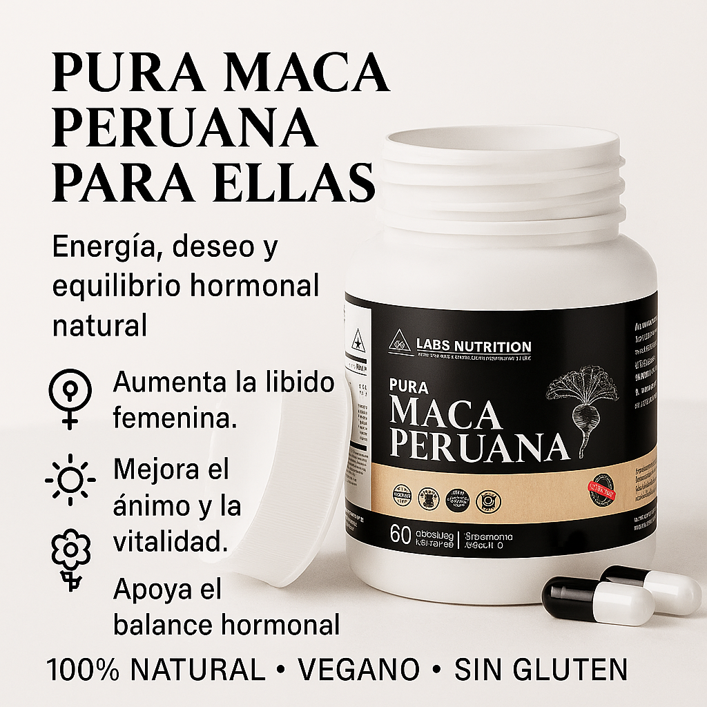 Maca Peruana - Pureza, Energía y Equilibrio🌿✨