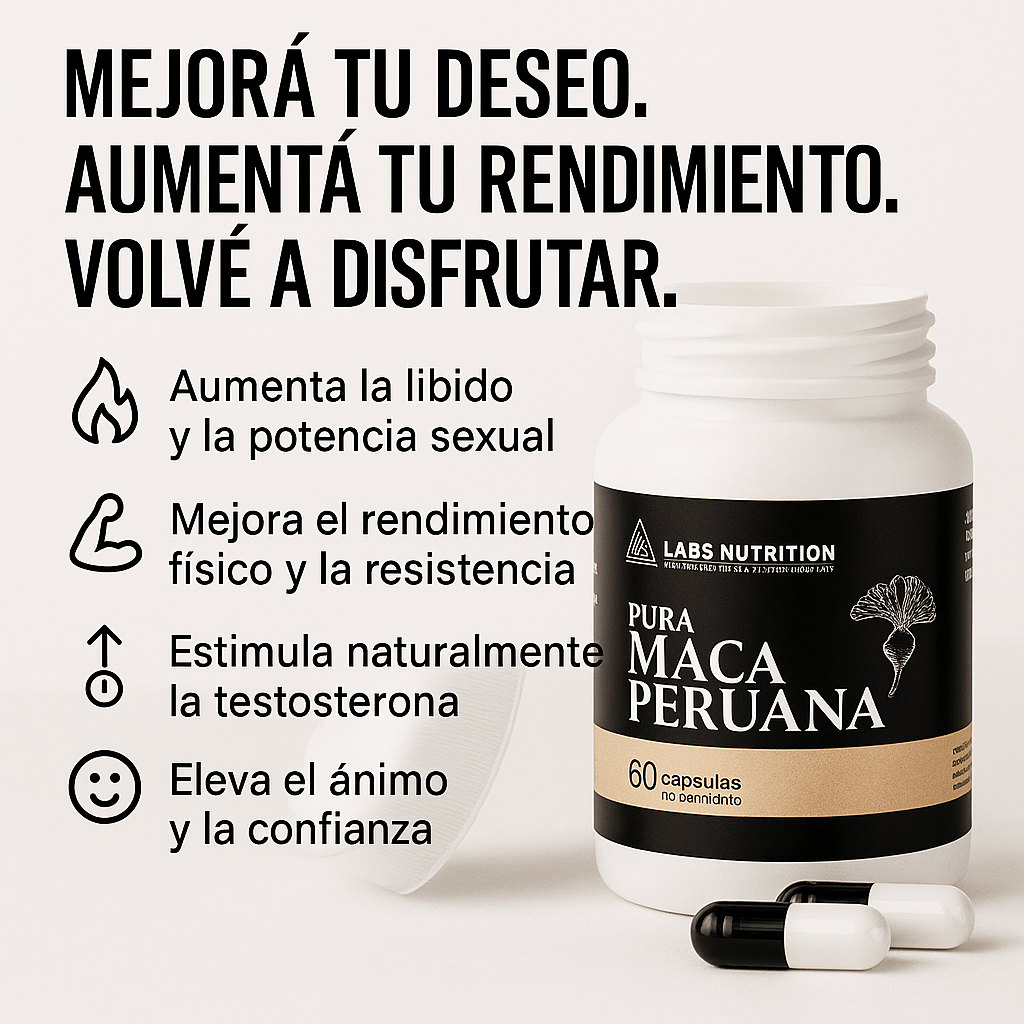 Maca Peruana - Pureza, Energía y Equilibrio🌿✨